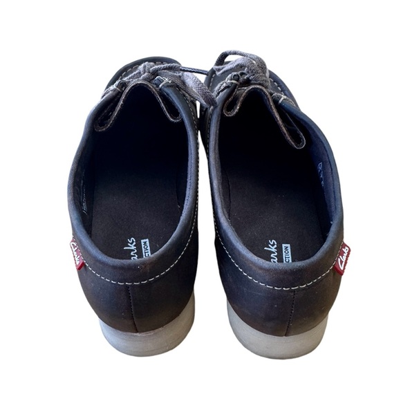 Clarks Brown Leather Women’s Wallabies Size 7M - Picture 4 of 7